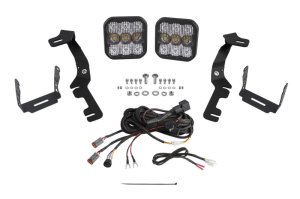 Ram 1500 LED Light Pods - Diode Dynamics - Stage Series Ditch Light Kit - White - `19-`24
